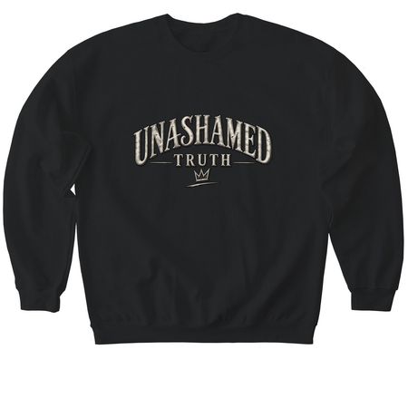 Matthew 7:7, a Black Softstyle Crewneck Sweatshirt