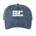 Pray for Anna - Hat, a Navy Printed Pigment Dye Baseball Cap
