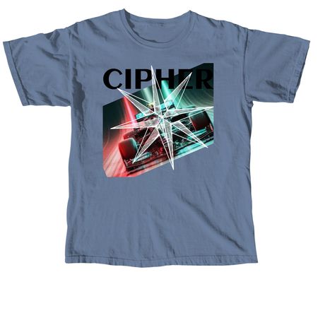 Cipher Race team merch, a Blue Jean Comfort Colors Unisex Tee