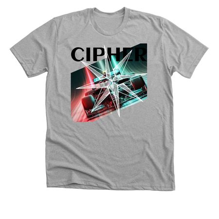 Cipher Race team merch, a Athletic Heather Premium Unisex Tee