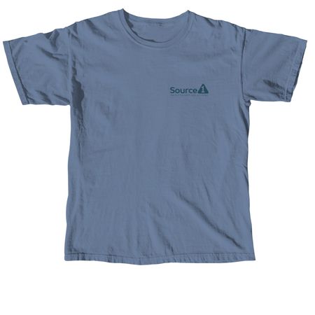 Source 1, a Blue Jean Comfort Colors Unisex Tee