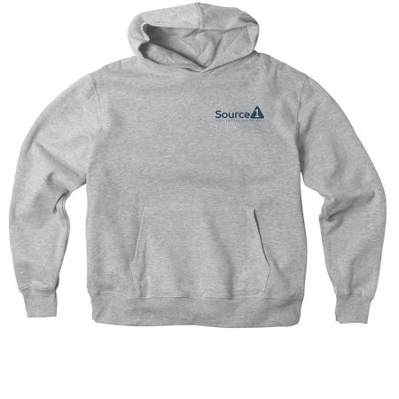 Source 1, a Athletic Heather Premium Heavyweight Pullover Hoodie