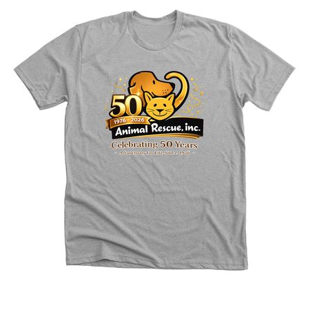 50th Anniversary Apparel Fundraiser, a Athletic Heather Premium Unisex Tee