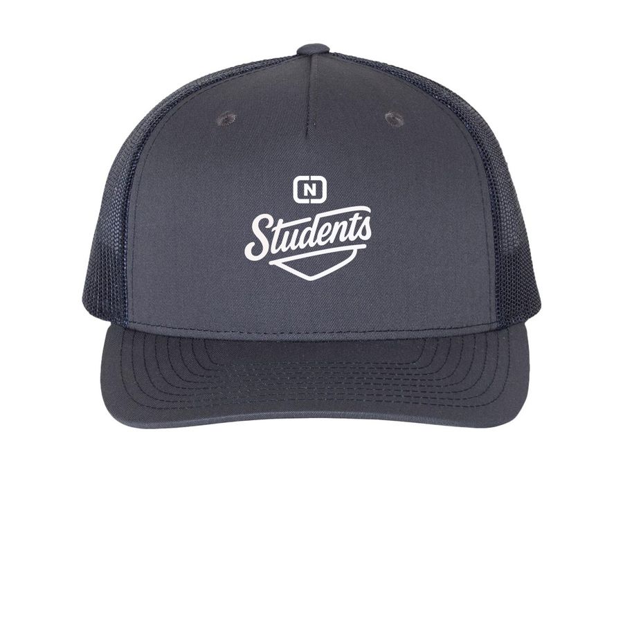 NCC Students II, a Ombre Blue/ Navy Printed Five-Panel Trucker Cap