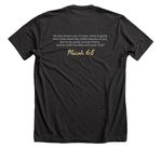School Shirts, a Dark Grey Heather Premium Unisex Tee (back-view)