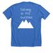 Serving in the Sunshine&nbsp;, a Heather True Royal Premium Unisex Tee (back-view)