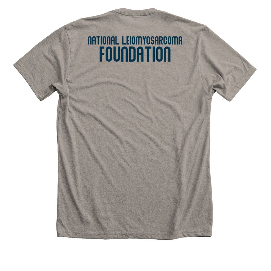 NLMSF, a Heather Stone Premium Unisex Tee (back-view)