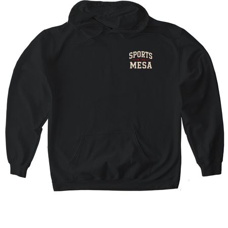 The House That Fisher Built, a Black Gildan Softstyle Pullover Hoodie