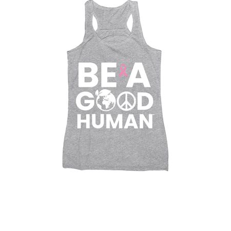 Breast Cancer Month Edition #BAGH, a Athletic Heather Women's Racerback