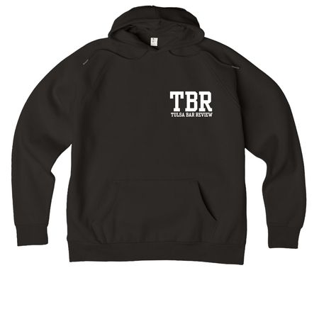 Tulsa Bar Review Merchandise, a Deep Black Allmade Organic CVC Pullover Hoodie