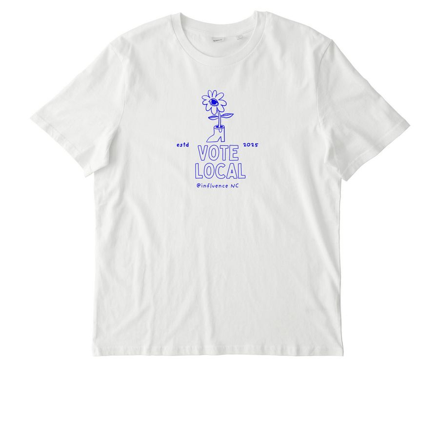 Vote Local, a Off White Stanley/Stella Unisex Creator 2.0 Tee