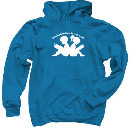 Bookish before it was cool, a Sapphire Pullover Hoodie