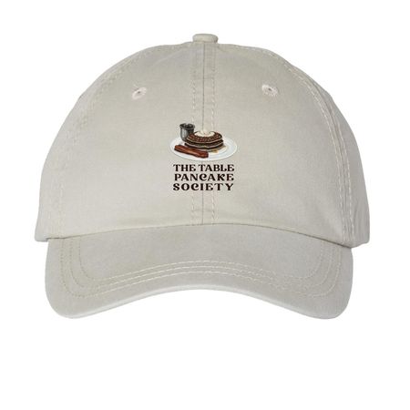 SOCIETY CAP, a Stone Printed Pigment Dye Baseball Cap