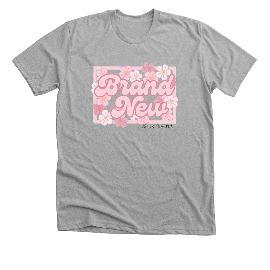 Misty?s Japan Mission Trip (shirt 1), a Athletic Heather Premium Unisex Tee