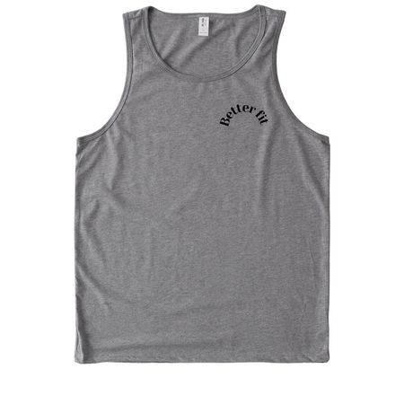 Sustainably made, a Aluminum Grey Allmade Eco Triblend Tank
