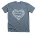 A HEART for FARM LIFE, a Heather Slate Premium Unisex Tee