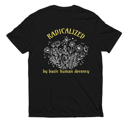 Are You Radical?, a Deep Black Allmade Eco Triblend Unisex Tee
