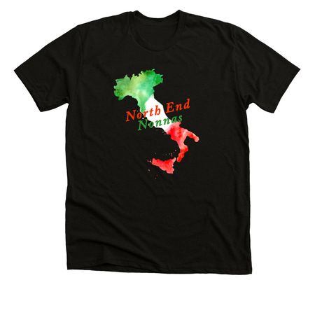 North End Nonnas Boot Apparel, a Solid Black Blend Premium Unisex Tee