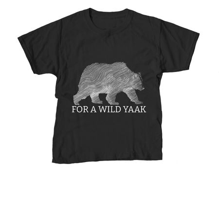 Save the Yaak Grizzlies&nbsp;, a Black Youth Unisex Tee