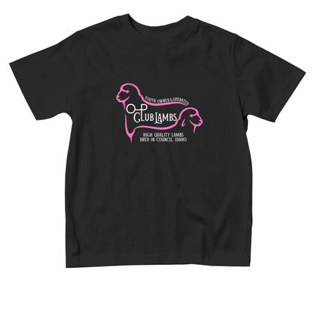O-P Club Lambs Toddler Shirts, a Black Toddler Tee