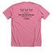 Claire Kay, a Heather Mauve Premium Unisex Tee (back-view)