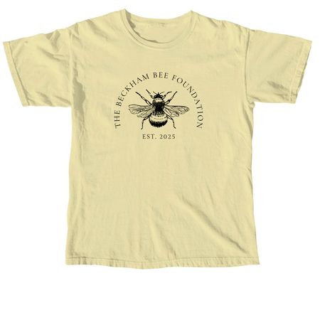 Adult and Youth Yellow/White, a Butter Comfort Colors Unisex Tee