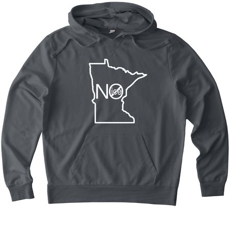 Minnesota Nice Out, a Terrain Grey Allmade Organic French Terry Pullover Hoodie