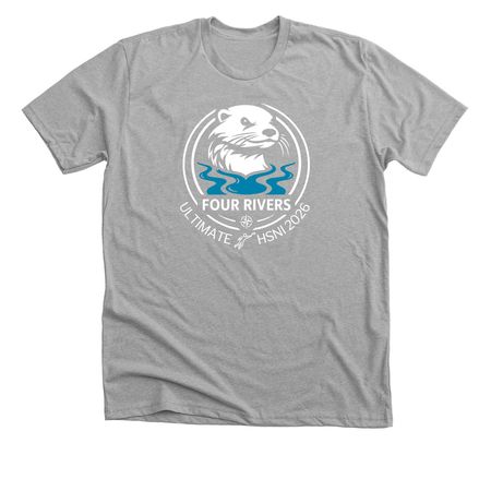 Four Rivers SHIRTS - HSNI fundraising&nbsp;, a Athletic Heather Premium Unisex Tee