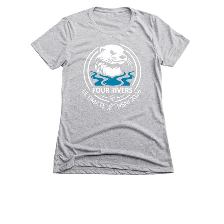 Four Rivers SHIRTS - HSNI fundraising&nbsp;, a Dark Heather Grey Women's Slim Fit Tee