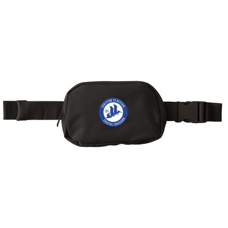 CRCL Hip Pack, a Deep Black Matte Hip Pack