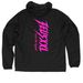 ZEUSXXL JACKET, a Black Quarter-Zip Windbreaker (back-view)