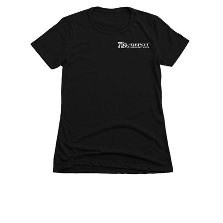 Depot 34 T-Shirt, a Black Women's Slim Fit Tee