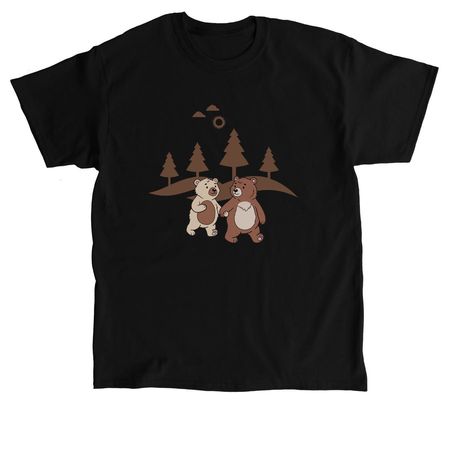 Two Bears, a Black Classic Unisex Tee