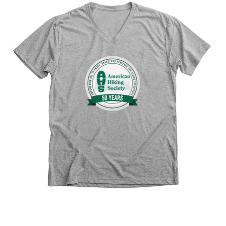 Celebrate 50 Years with AHS!, a Athletic Heather Premium V-Neck Tee