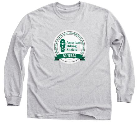 Celebrate 50 Years with AHS!, a Sport Grey Classic Long Sleeve Tee