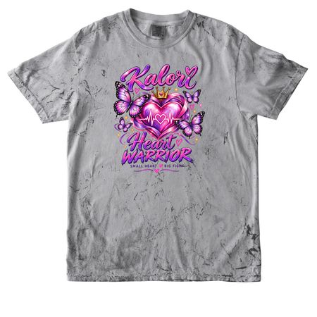 Heart warrior, a Smoke Comfort Colors Colorblast Tee