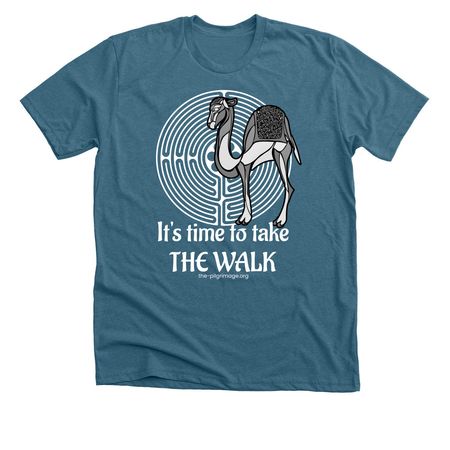 It's Time to Take The Walk, a Heather Deep Teal Premium Unisex Tee