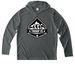 Class B shirts, a Dark Smoke Grey UV Performance Long Sleeve Hoodie