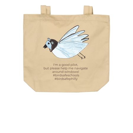 Bird Safe Schools, a Oyster Organic Cotton Tote Bag