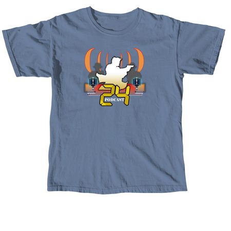 24Podcast.Com Effort V.1, a Blue Jean Comfort Colors Unisex Tee