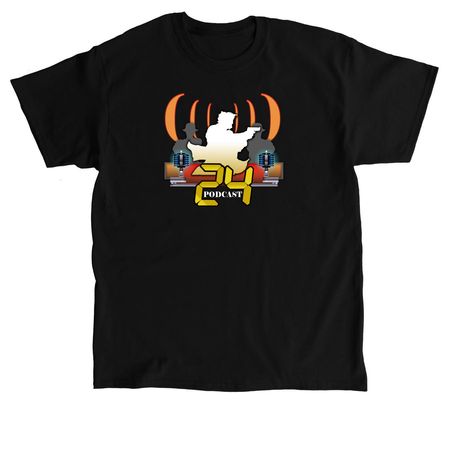 24Podcast.Com Effort V.1, a Black Classic Unisex Tee