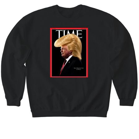 WIG OF THE CENTURY&nbsp;, a Black Softstyle Crewneck Sweatshirt