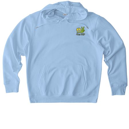 Snail Peace, a Blue Soul Stanley/Stella Unisex Cruiser 2.0 Pullover Hoodie