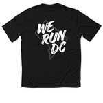 Race the Perimeter, a Black Classic Performance Tee (back-view)