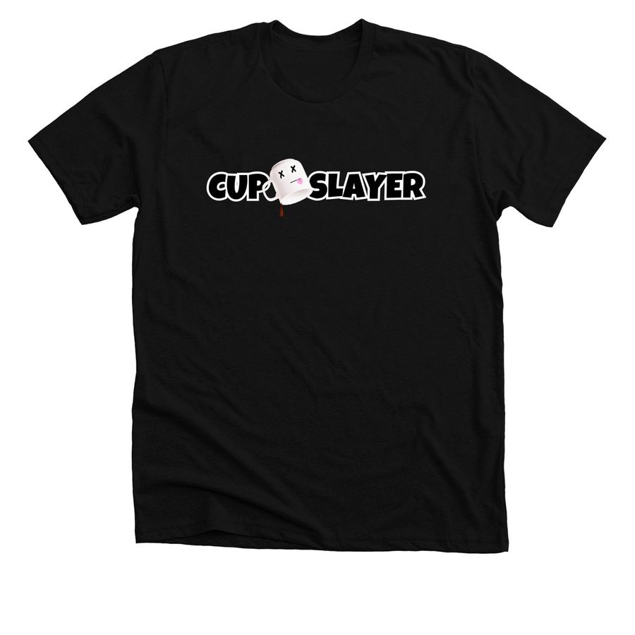 CoffeeeSquad CupSlayer Tee- VI, a Solid Black Blend Premium Unisex Tee