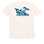 KES Adult Spirit Shirt, a Heather Natural Premium Unisex Tee (back-view)