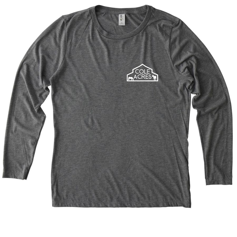 Cole Acres Winter Gear&nbsp;, a Aluminum Grey Allmade Eco Triblend Women?s Long Sleeve Tee