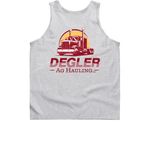Degler Ag Hauling Merch, a Sport Grey Classic Unisex Tank Top (back-view)