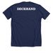 Harbor School PTA 'Deckhand' Shirts, a Solid Navy Blend Premium Unisex Tee (back-view)