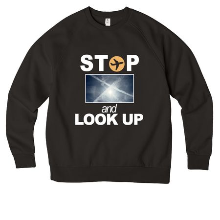 THE GEOFIGHT Crewneck Sweathshirts, a Deep Black Allmade Organic CVC Crewneck Sweatshirt